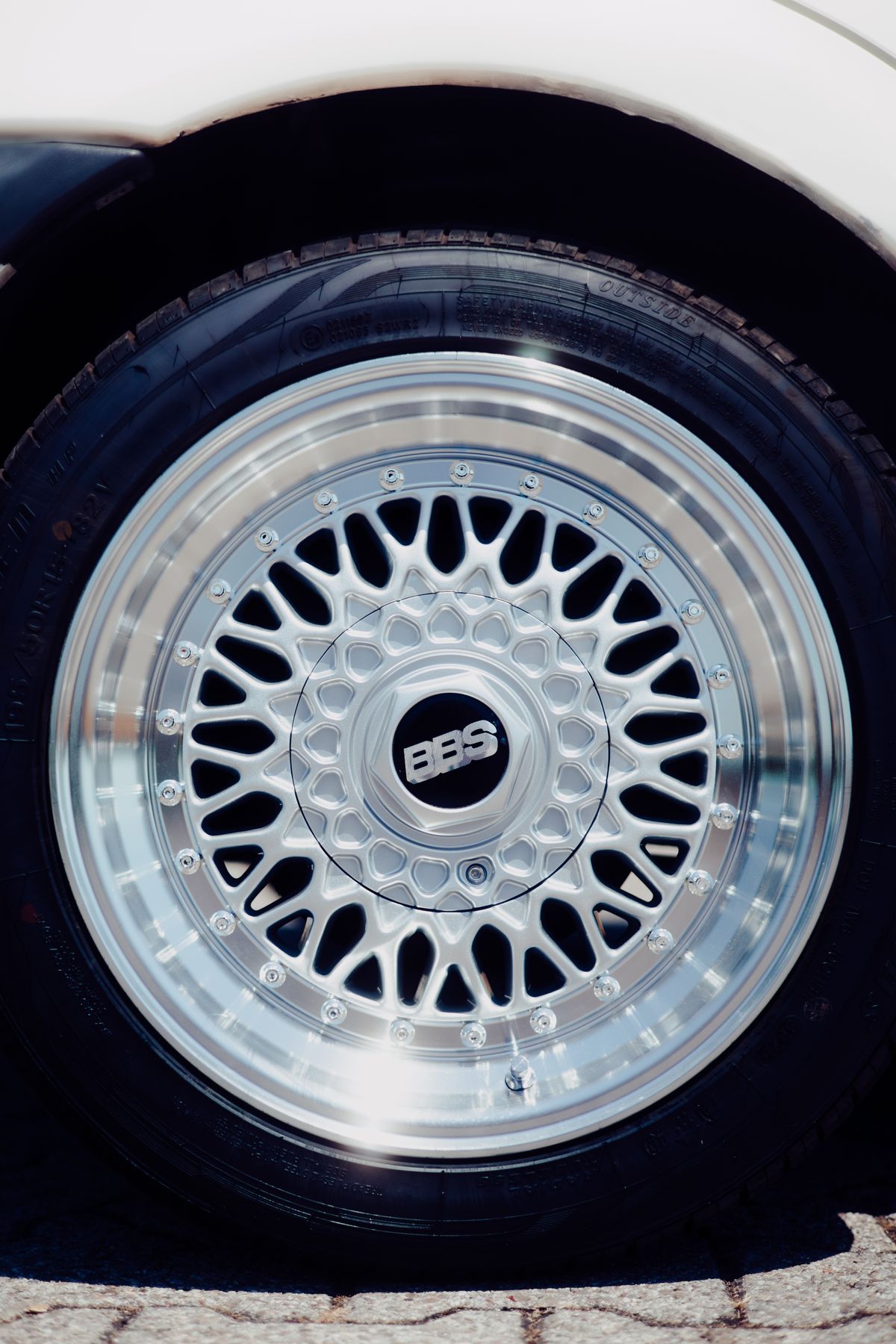 Diamond cut polished wheel